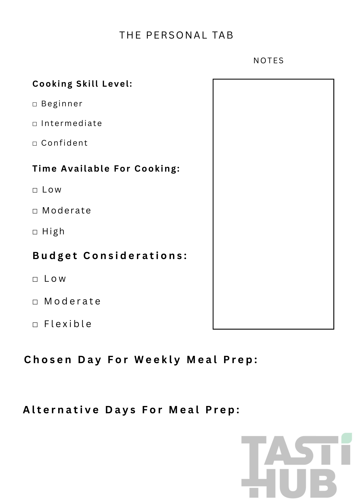The Conscious Meal Planner